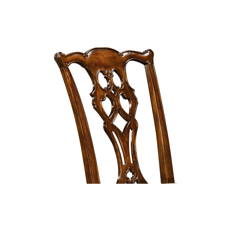 Chippendale Side Chair-Jonathan Charles-JCHARLES-493330-SC-MAH-F200-Dining ChairsMahogany-8-France and Son