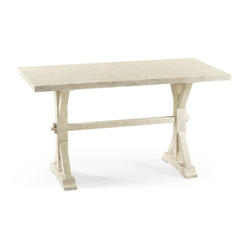 Solid Wood Dining Table-Jonathan Charles-JCHARLES-491061-54L-DTW-Dining TablesWhitewash Driftwood-54"-34-France and Son