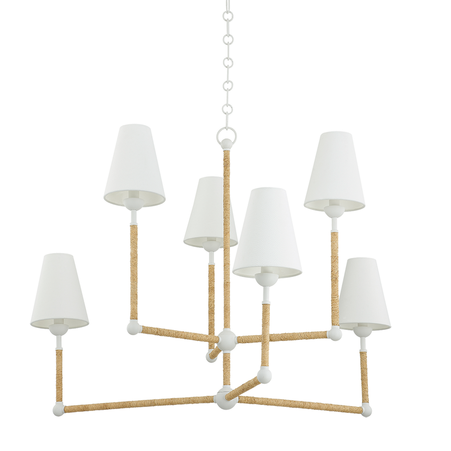 Mariana 6 Light Chandelier-Mitzi-HVL-H708806-TWH-Chandeliers-1-France and Son