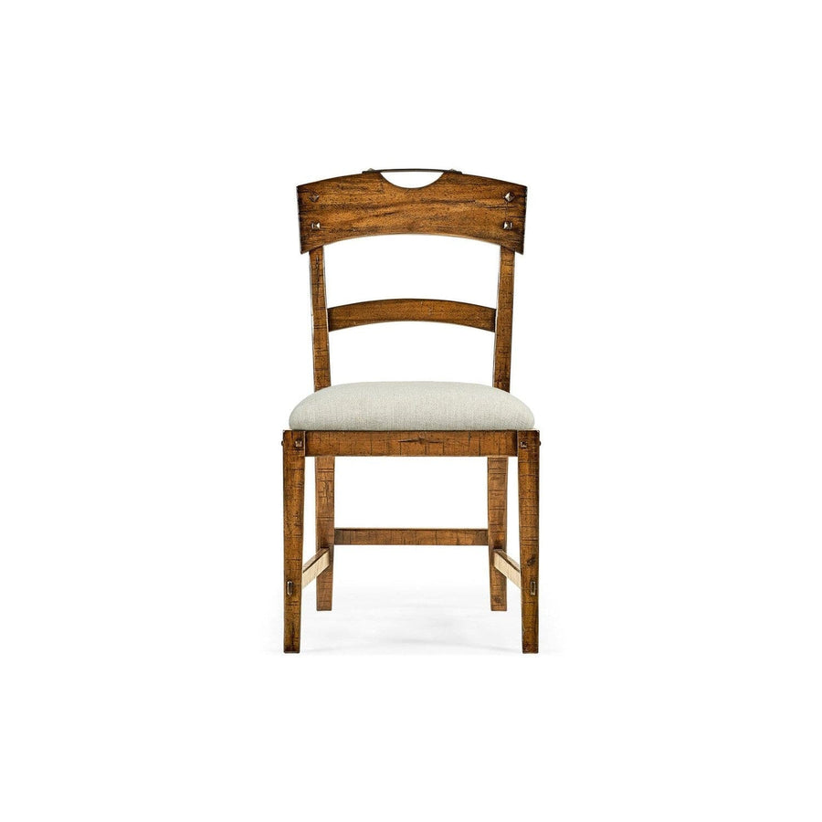 Casual Planked Dining Side Chair-Jonathan Charles-JCHARLES-491076-SC-CFW-F400-Dining Chairs-1-France and Son