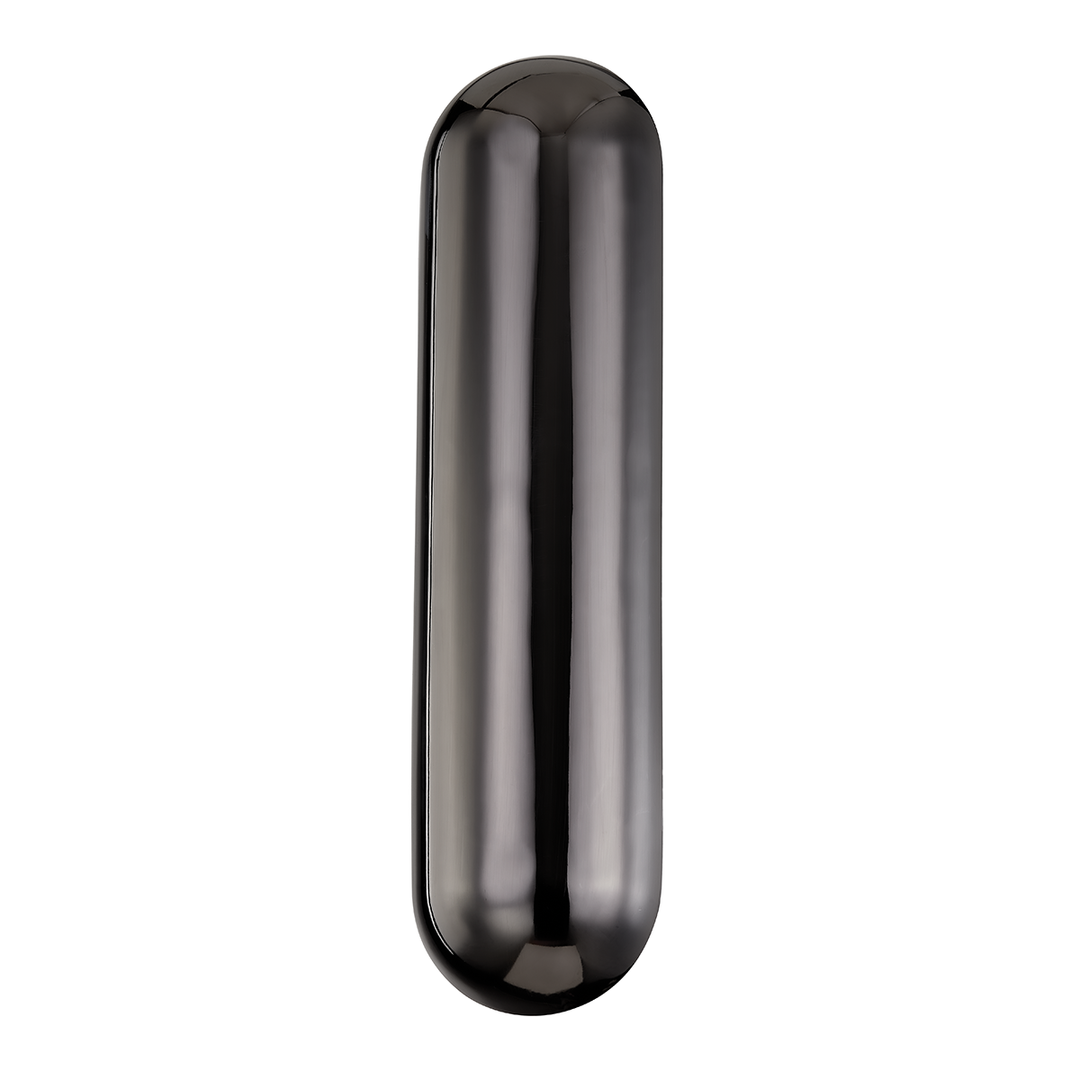 Wheeler 1 Light Wall Sconce-Hudson Valley-HVL-7300-BLNK-Outdoor Wall SconcesBlack Nickel-2-France and Son