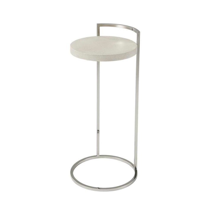 Alistair Accent Table-Theodore Alexander-THEO-TAS50049L-Side TablesOvercast & Nickel-1-France and Son