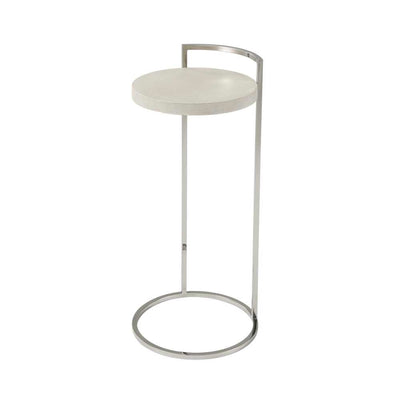 Alistair Accent Table-Theodore Alexander-THEO-TAS50049L-Side TablesOvercast & Nickel-1-France and Son
