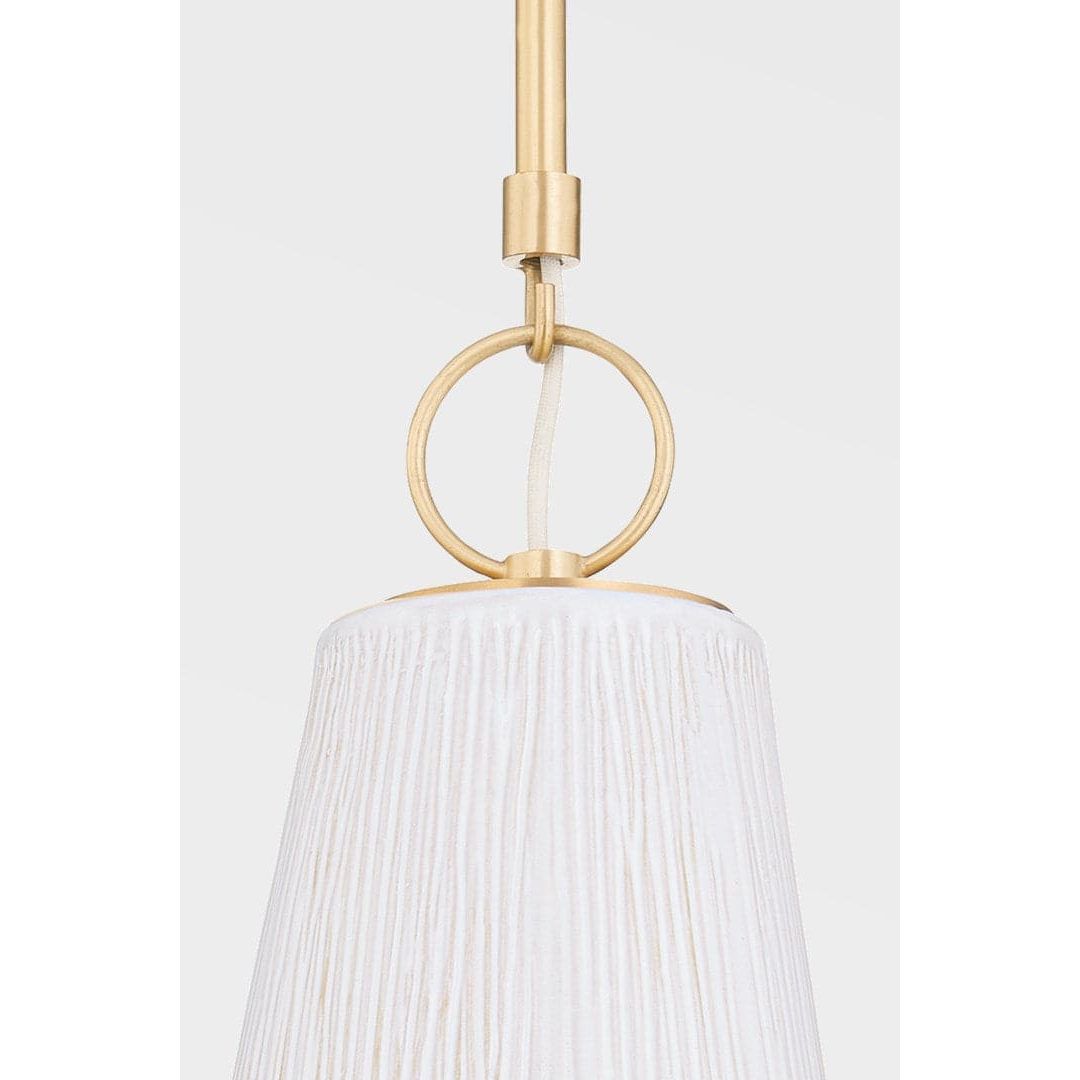 Dryden Light Pendant-Hudson Valley-HVL-1620-AGB/CSV-Pendants-2-France and Son