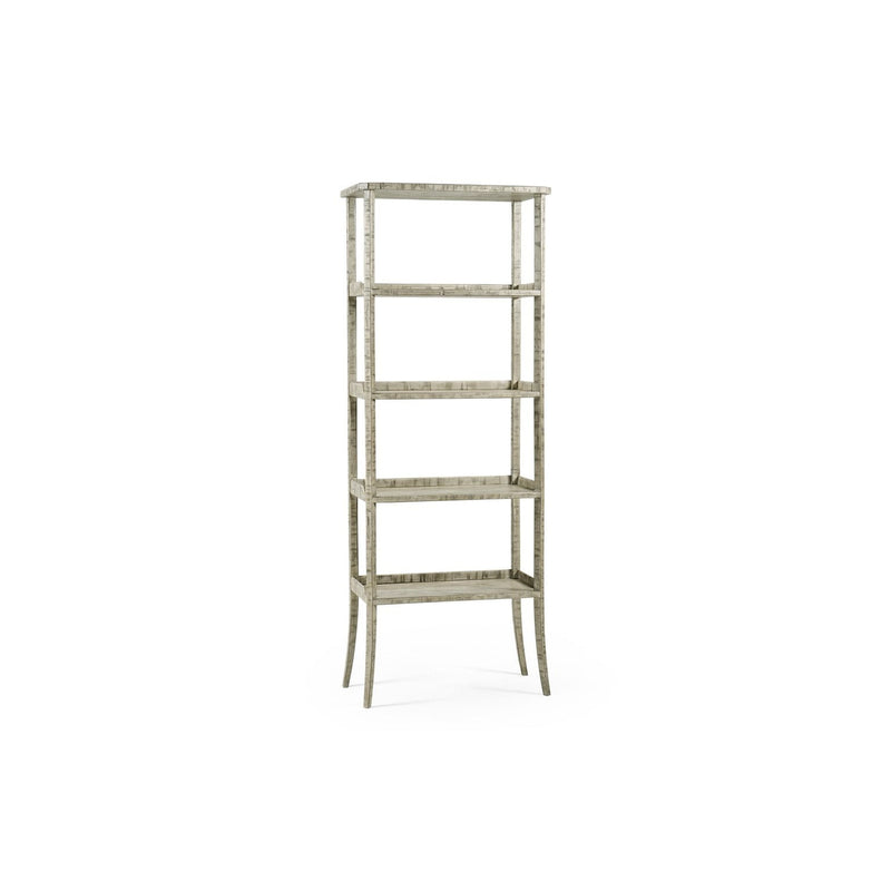 Casual Four-Tier Étagère-Jonathan Charles-JCHARLES-491100-CFW-Bookcases & CabinetsCountry Walnut-13-France and Son