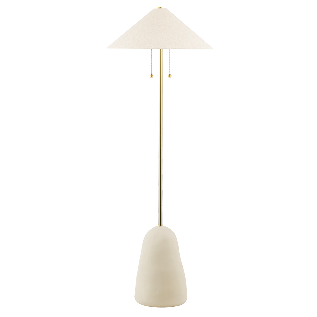 Maia 2 Light Floor Lamp-Mitzi-HVL-HL692401-AGB/CBG-Floor Lamps-1-France and Son