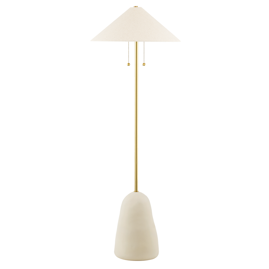 Maia 2 Light Floor Lamp-Mitzi-HVL-HL692401-AGB/CBG-Floor Lamps-1-France and Son