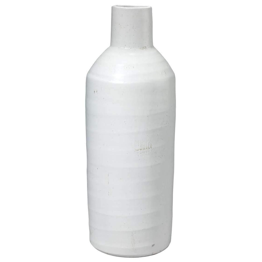 Dimple Carafe in Matte White Ceramic-Jamie Young-JAMIEYO-7DIMP-CAWH-Decor-1-France and Son