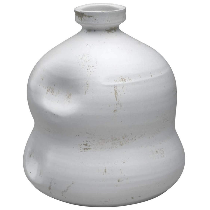 Dimple Jug in Matte White Ceramic-Jamie Young-JAMIEYO-7DIMP-JUWH-Decor-1-France and Son
