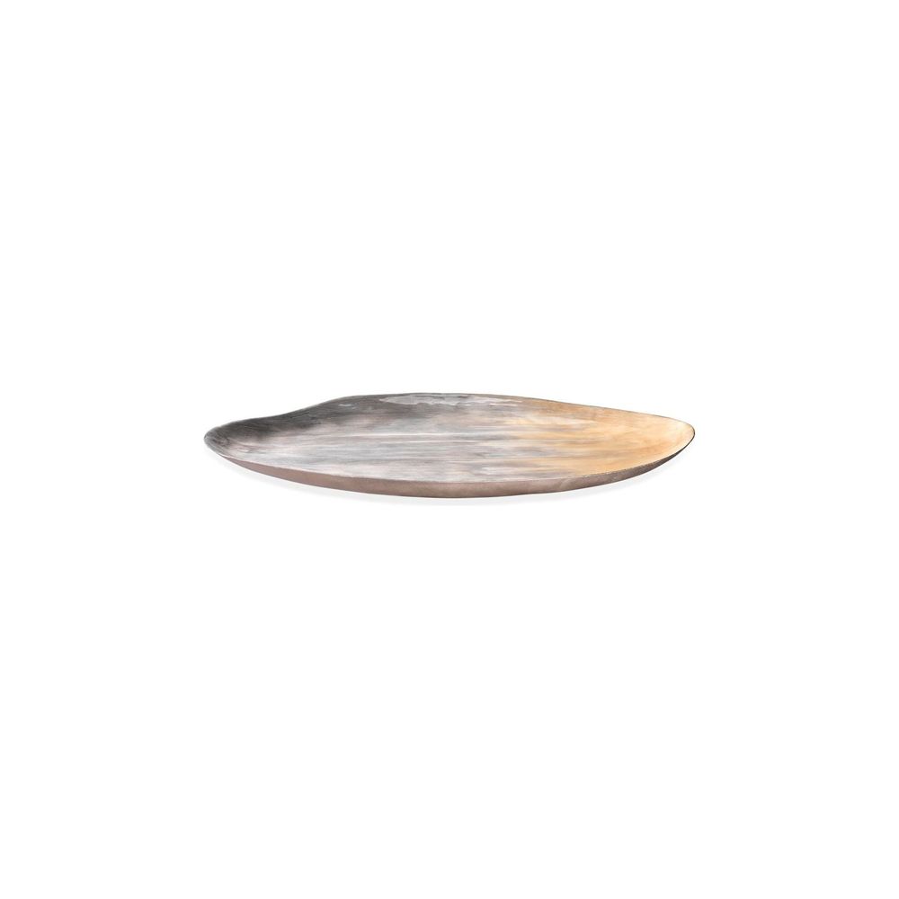 Palette Oval Enameled Tray-Jamie Young-JAMIEYO-7PALE-OVGR-TraysGray-6-France and Son
