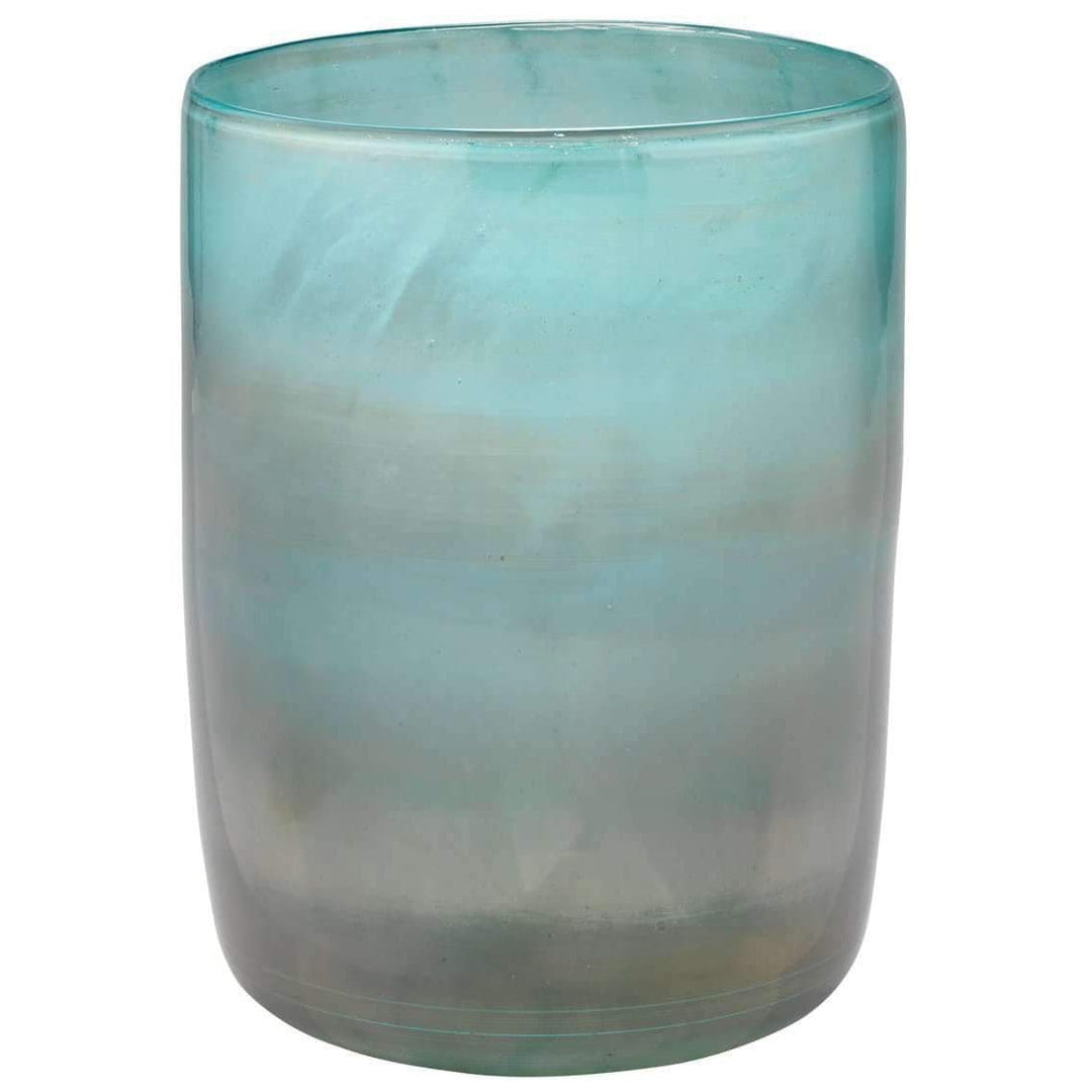 Medium Vapor Vase in Metallic Aqua-Jamie Young-JAMIEYO-7VAPO-MDAQ-Decor-1-France and Son