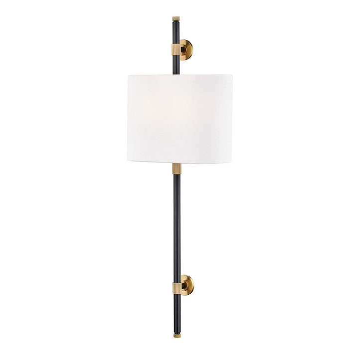 Bowery Cylinder Wall Sconce-Hudson Valley-HVL-3722-AOB-Wall LightingAged Old Bronze-1-France and Son
