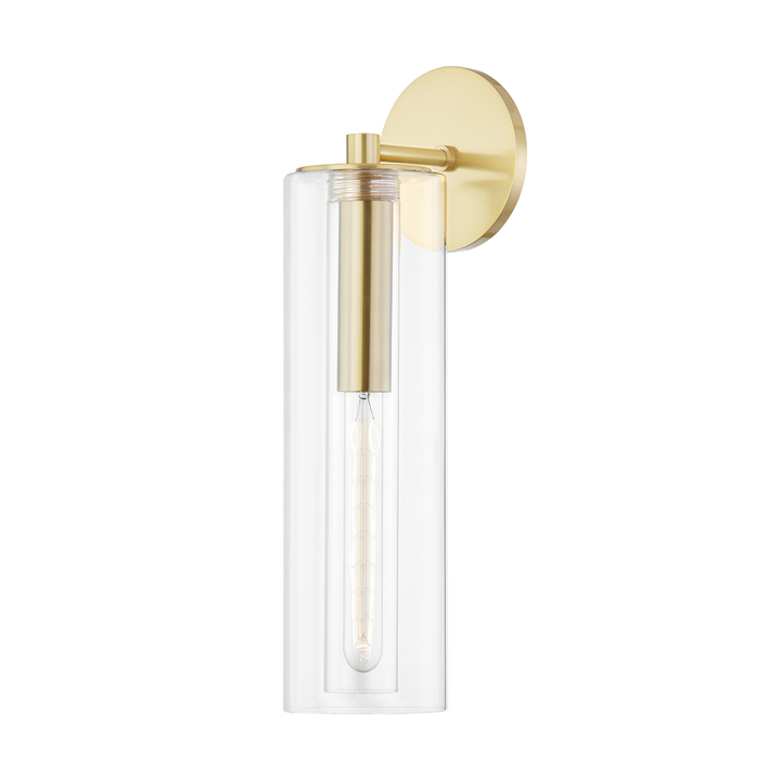 Belinda 1 Light Wall Sconce-Mitzi-HVL-H415101B-AGB-Outdoor Wall SconcesAged Brass-4.75"-4-France and Son