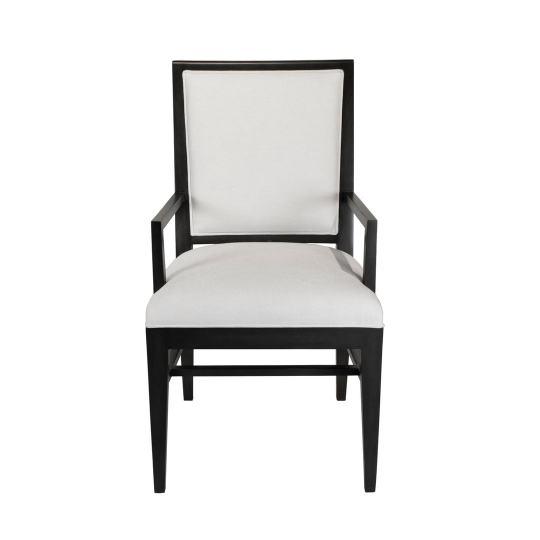 Portland Dining Arm Chair-Alden Parkes-ALDEN-DC-PORTLAND/A-C-Dining ChairsCharcoal-2-France and Son