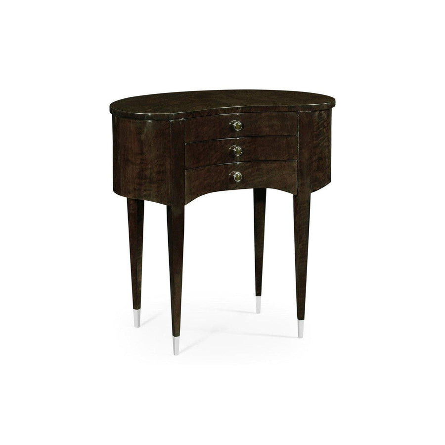 Black Eucalyptus Kidney Shaped Side Table-Jonathan Charles-JCHARLES-005176-AA-Side Tables-1-France and Son