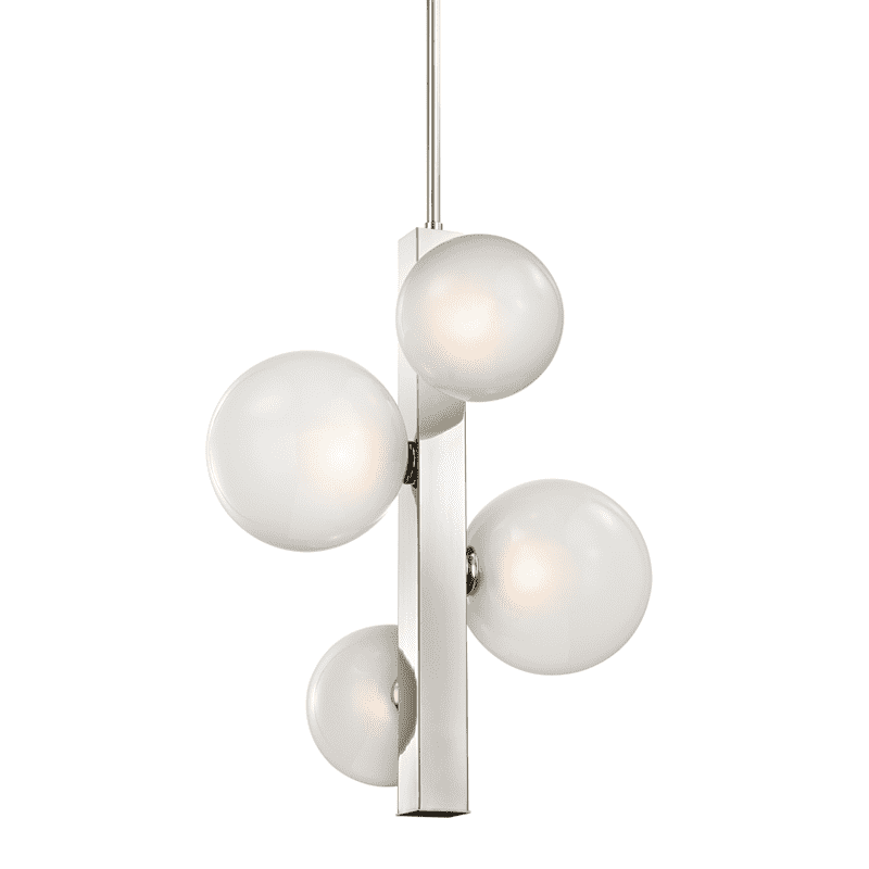 Hinsdale 4 Light Pendant-Hudson Valley-HVL-8704-PN-PendantsPolished Nickel-2-France and Son