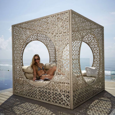 Cube Daybed by Skyline-Skyline Design-SKYLINE-23280-Set-Outdoor Daybeds-3-France and Son
