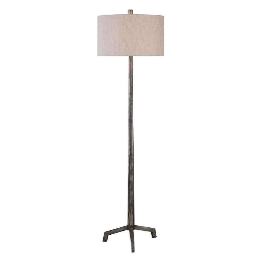 Ivor Cast Iron Floor Lamp-Uttermost-UTTM-28118-Floor Lamps-1-France and Son