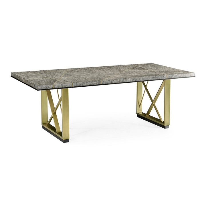 Geometric Dining Table-Jonathan Charles-JCHARLES-500290-84L-DFO-Dining Tables84"-11-France and Son