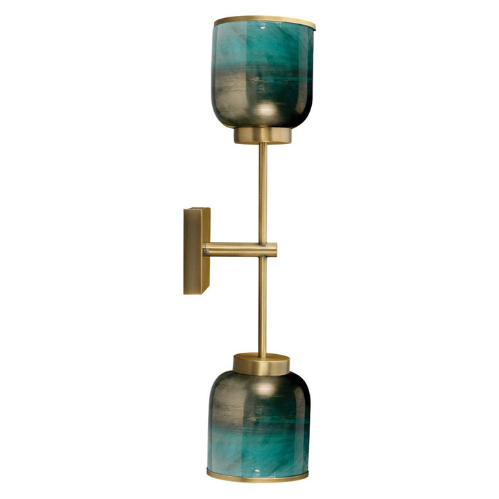 Vapor Double Sconce-Jamie Young-JAMIEYO-4VAPO-DBAQ-Wall Lighting-3-France and Son