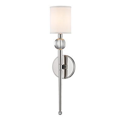 Rockland 1 Light Wall Sconce-Hudson Valley-HVL-8421-PN-Wall LightingPolished Nickel-2-France and Son