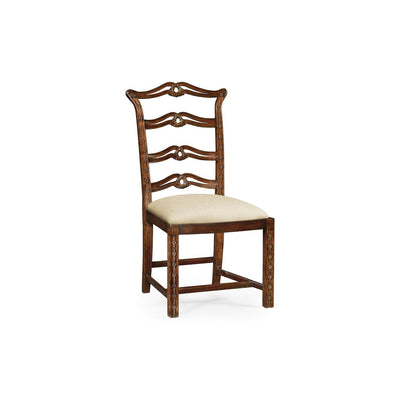 Chippendale Pierced Back Side Chair-Jonathan Charles-JCHARLES-492468-SC-MAH-F200-Dining ChairsF200-1-France and Son