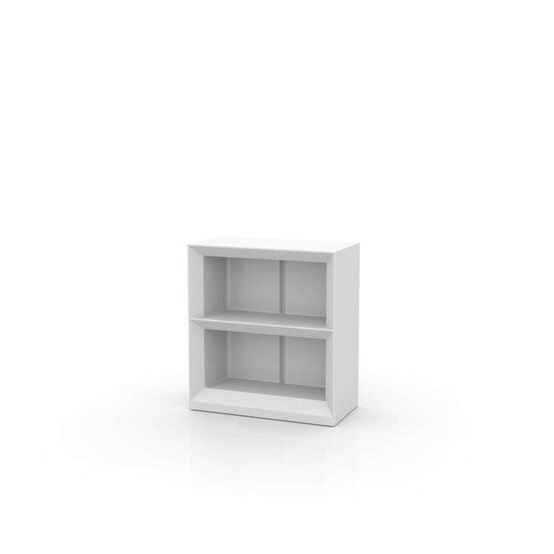 Vela Shelving System Square By Vondom-Vondom-VONDOM-54123W-Bookcases & CabinetsLED White-1-France and Son