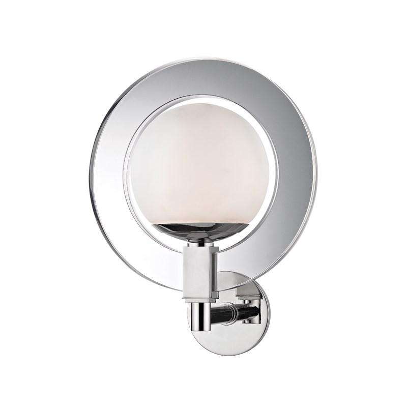 Caswell Led Wall Sconce Polished Nickel-Hudson Valley-HVL-5101-PN-Wall Lighting-1-France and Son
