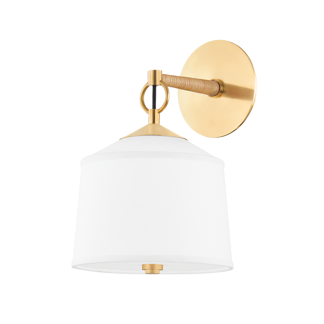 White Plains - 1 Light Wall Sconce-Hudson Valley-HVL-5200-AGB-Outdoor Wall Sconces-1-France and Son