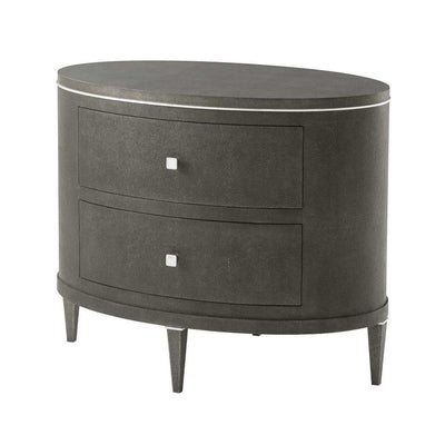 Eli Oval Nightstand-Theodore Alexander-THEO-TAS60016D-NightstandsTempest-1-France and Son