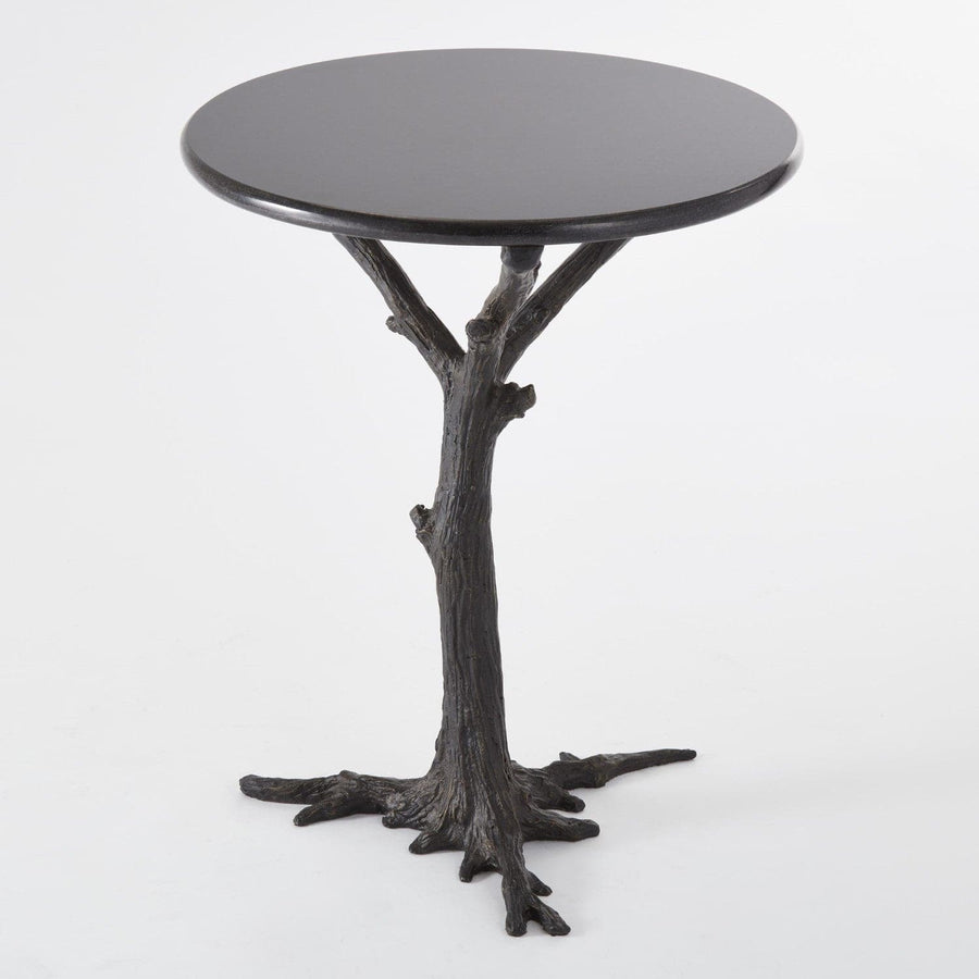 Faux Bois Side Table-Global Views-GVSA-8.80497-Side TablesBlack Powder Coat-1-France and Son