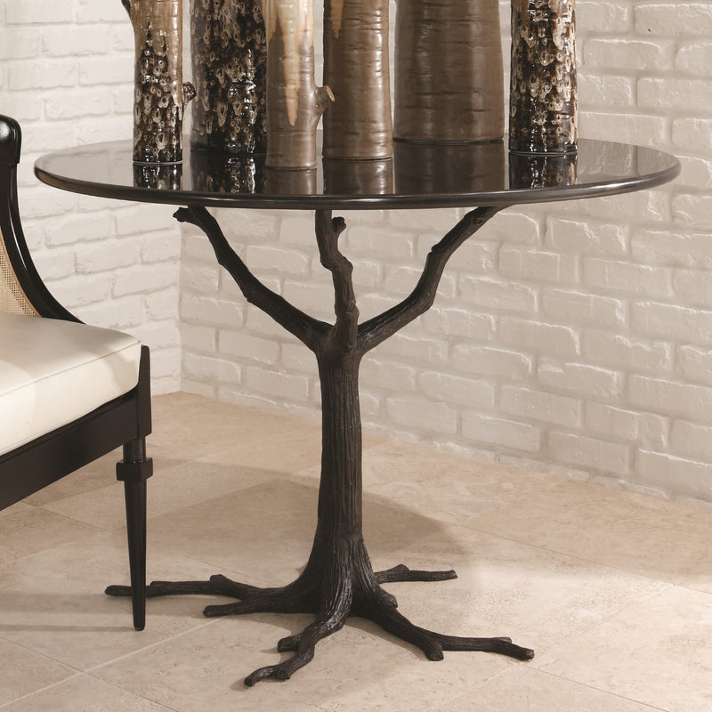 Faux Bois Dining Table-Global Views-GVSA-8.81266-Dining TablesWhite Powder Coat-5-France and Son