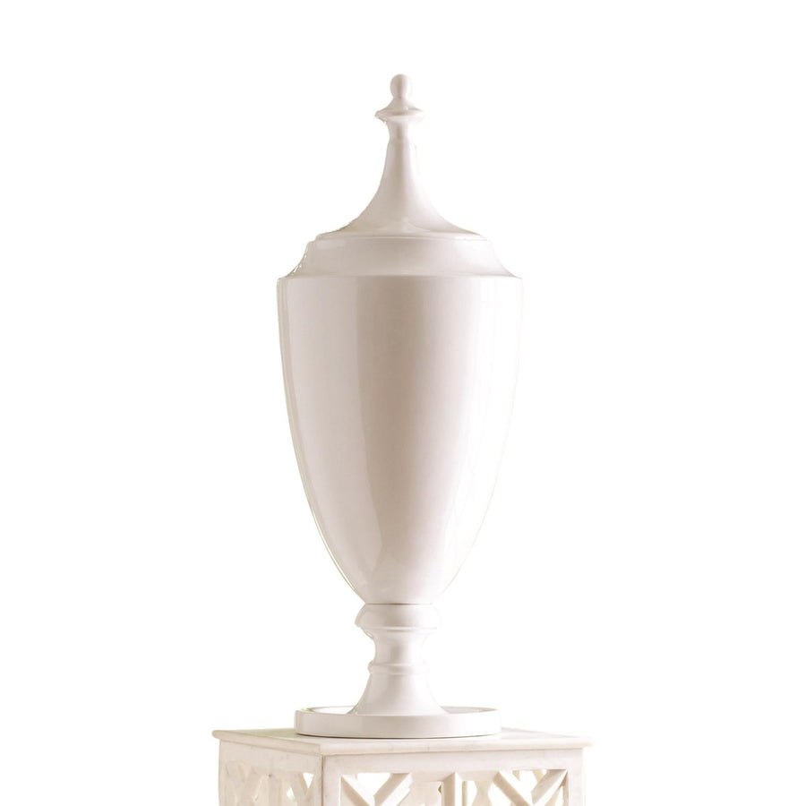 Grande Urn w/Lid-White-Global Views-GVSA-8.81714-Decor-1-France and Son