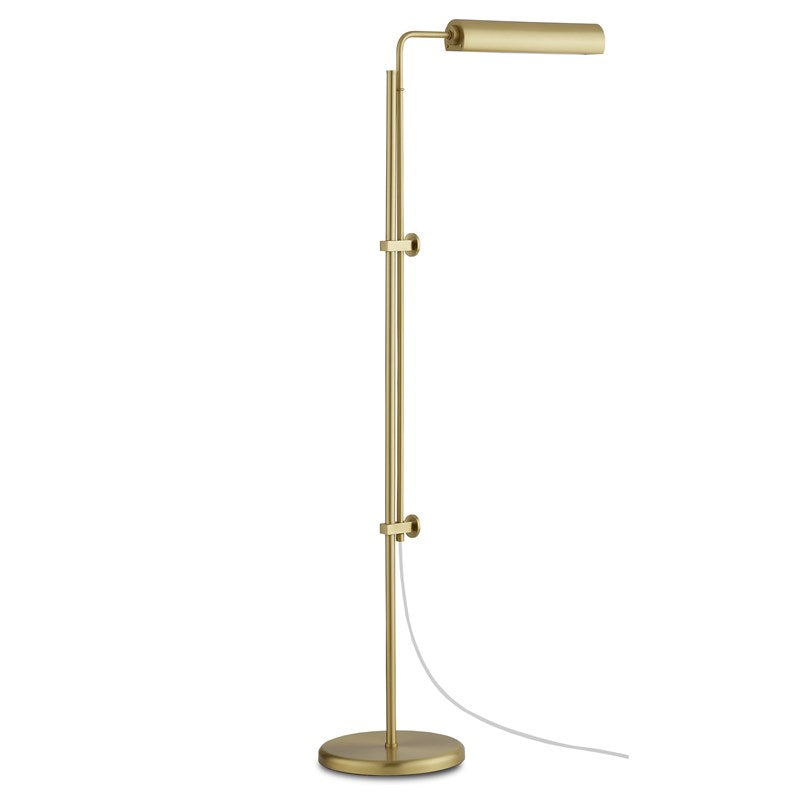 Satire Floor Lamp-Currey-CURY-8000-0113-Floor LampsBrushed Brass-1-France and Son