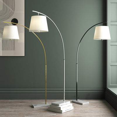 Cloister Floor Lamp-Currey-CURY-8000-0117-Floor LampsBrass-2-France and Son