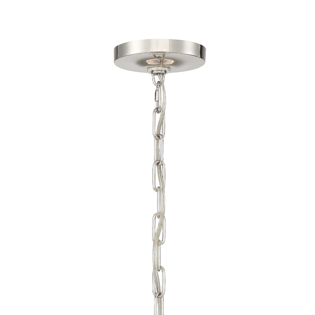 Mirage 6 Light Chandelier-Crystorama Lighting Company-CRYSTO-8016-PN-Chandeliers-4-France and Son