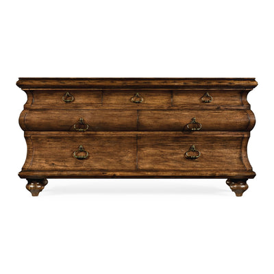 Large Rectangular Chest of Drawers-Jonathan Charles-JCHARLES-495322-RWL-DressersRustic Walnut-4-France and Son