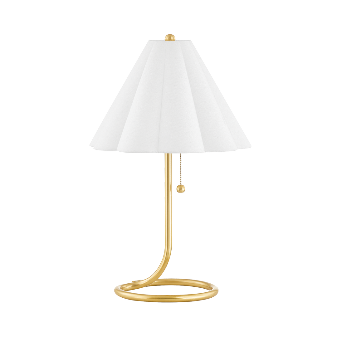 Martha 1 Light Table Lamp Aged Brass-Mitzi-HVL-HL653201-AGB-Table Lamps-1-France and Son