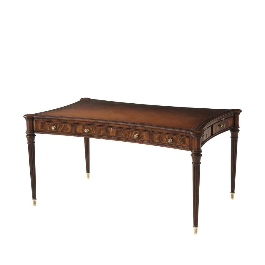 Fine Lines in Revolutionary France Writing Table-Theodore Alexander-THEO-7105-232-Desks-1-France and Son