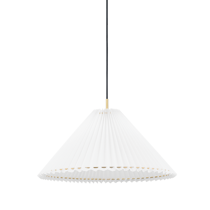 Demi 1 Light Pendant-Mitzi-HVL-H476701M-AGB-PendantsAged Brass-Medium-1-France and Son