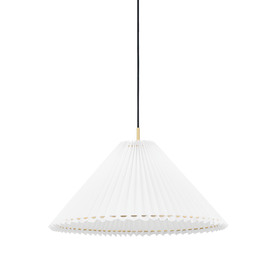 Demi 1 Light Pendant-Mitzi-HVL-H476701M-AGB-PendantsAged Brass-Medium-1-France and Son