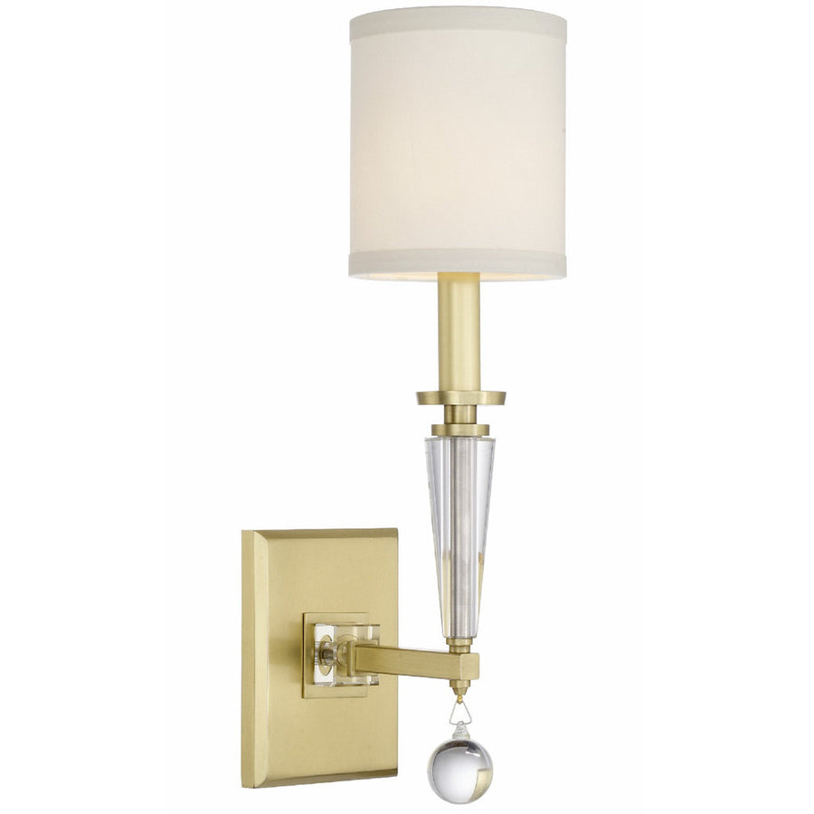 Paxton 1 Light Sconce-Crystorama Lighting Company-CRYSTO-8101-AG-Outdoor Wall Sconces-1-France and Son