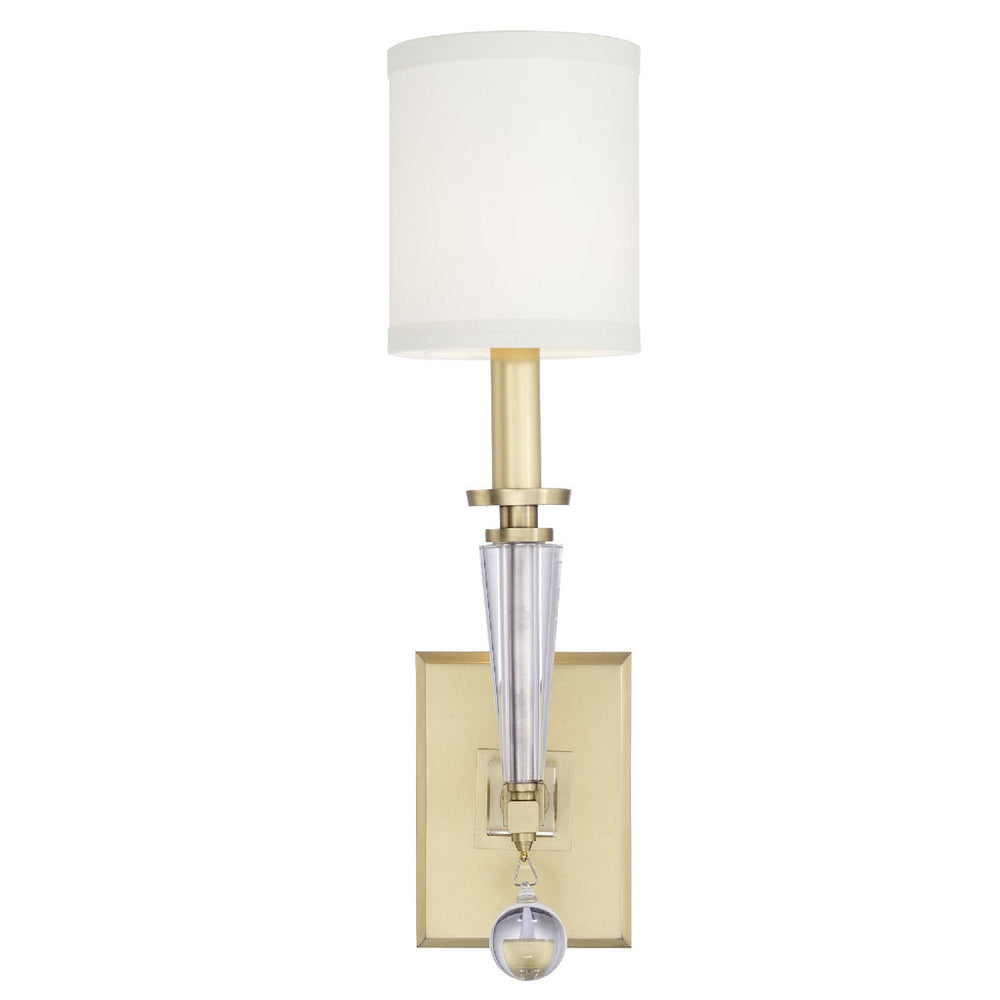 Paxton 1 Light Sconce-Crystorama Lighting Company-CRYSTO-8101-AG-Outdoor Wall Sconces-2-France and Son
