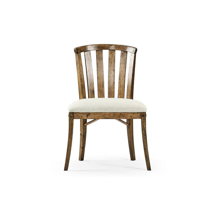 Casual Curved Back Side Chair-Jonathan Charles-JCHARLES-491047-SC-DTM-F400-Dining ChairsMedium Driftwood & Shambala-6-France and Son