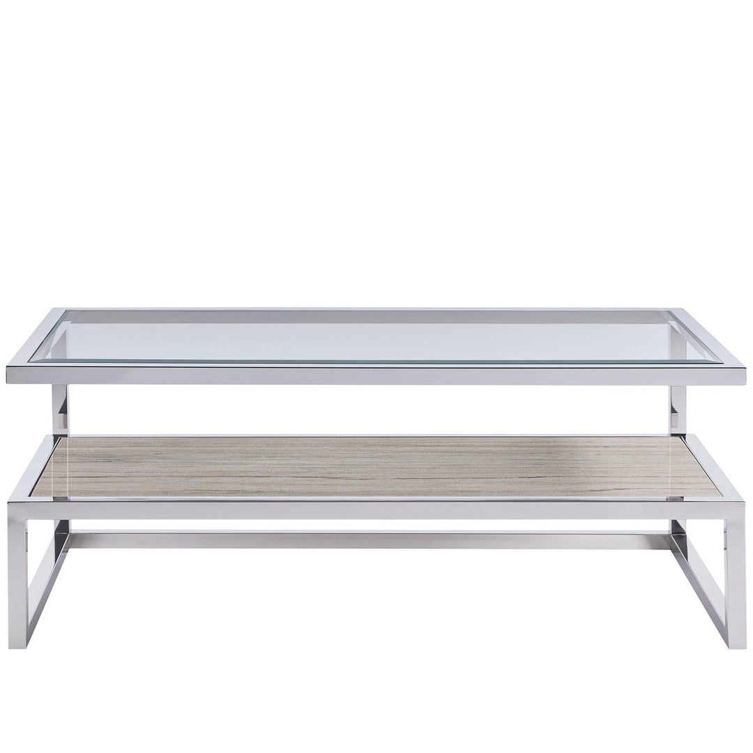 Paradox Cocktail With Stone Shelf-Universal Furniture-UNIV-827839-Coffee Tables-1-France and Son