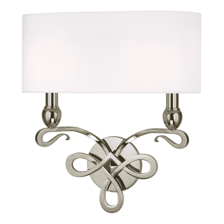 Pawling 2 Light Wall Sconce-Hudson Valley-HVL-7212-PN-Wall LightingPolished Nickel-3-France and Son