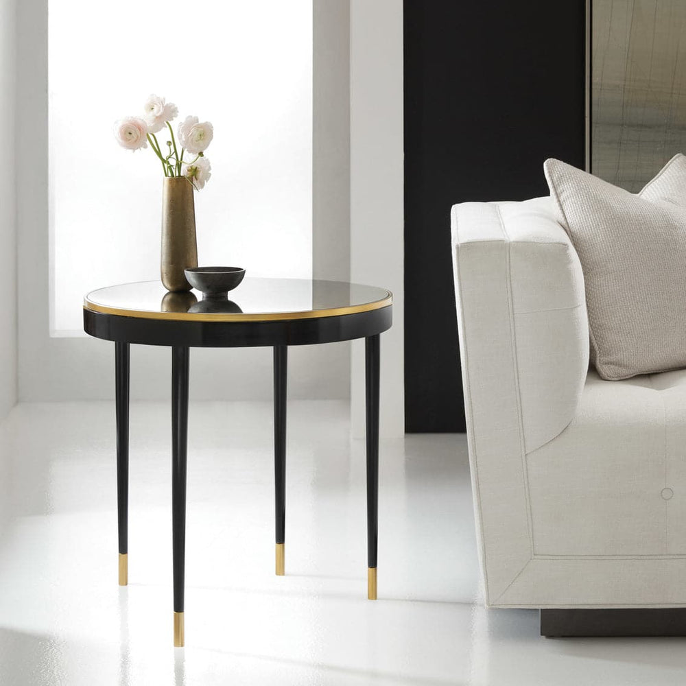 Lyon End Table - Ebony-Modern History-MODERN-MH1105F02-Side Tables-2-France and Son