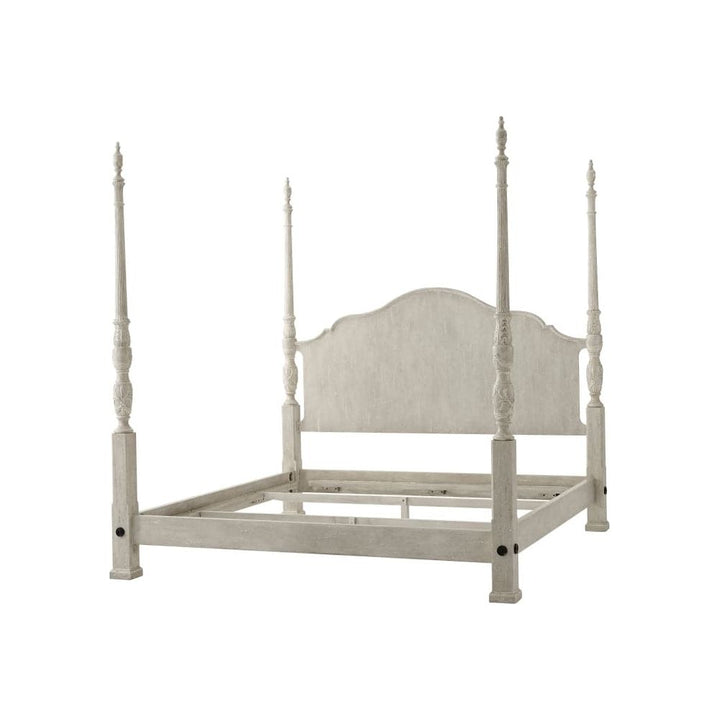 Rice Bed - King in Limewash Middleton-Theodore Alexander-THEO-8302-011-Beds-2-France and Son