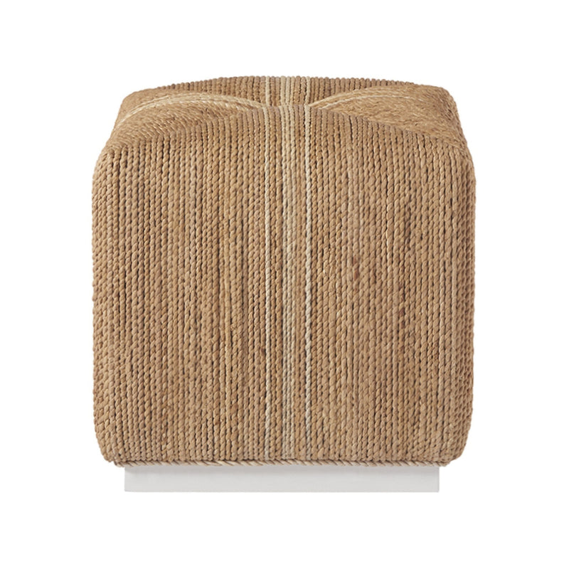 Escape - Coastal Living Home Collection - Abaca Cube-Universal Furniture-UNIV-833830-Stools & Ottomans-1-France and Son