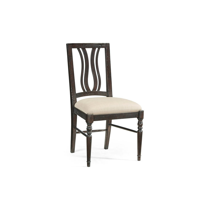 Curved Back Side Chair-Jonathan Charles-JCHARLES-491102-SC-CFW-F400-Dining ChairsCountry Walnut & Shambala-6-France and Son